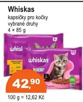 COOP DISKONT Whiskas kapsičky pro kočky nabídka