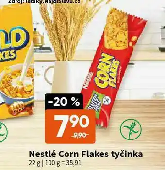 Terno Nestlé corn flakes tyčinka nabídka