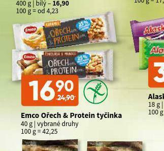 Terno Emco ořech&amp;protein nabídka