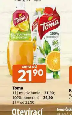 Terno Toma multivitamin nabídka