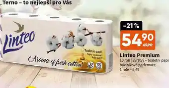 Terno Linteo premmium toaletní papír nabídka