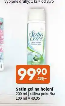 Terno Satin gel na hlení nabídka
