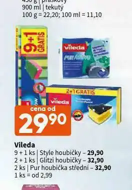Terno Vileda houbičky střední nabídka