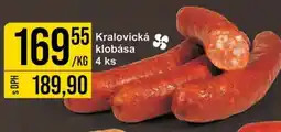 Jip Kralovická klobása nabídka