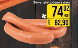 Jip Slovenský točený salám nabídka