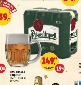 Penny Market Pivo pilsner urquell nabídka