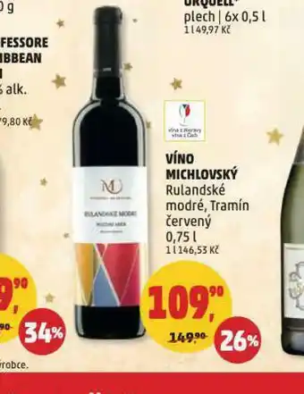 Penny Market Víno michlovský nabídka