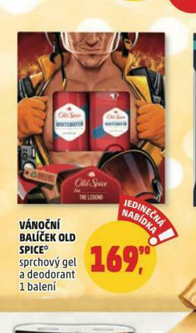 Penny Market Old spice vánoční balíček nabídka