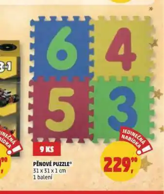 Penny Market Pěnové puzzle nabídka