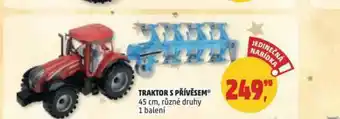 Traktor s přívěsem