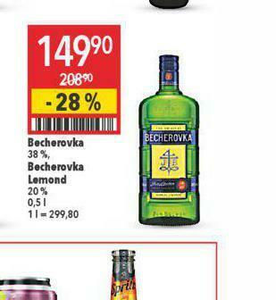 Becherovka, becherovka lemond
