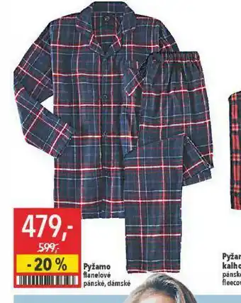Pyžamo flanelové