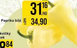 Jip Paprika bílá nabídka