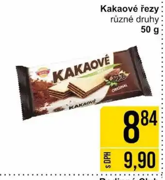 Jip Kakaové řezy nabídka