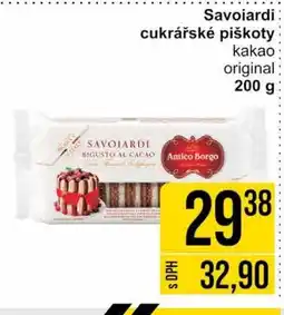 Jip Savoiardi cukrářské piškoty nabídka