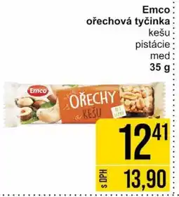 Jip Emco ořechová tyčinka nabídka