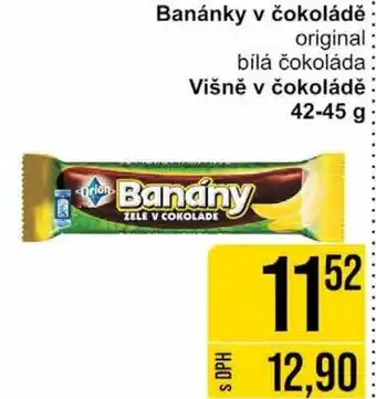 Jip Banánky v čokoládě nabídka