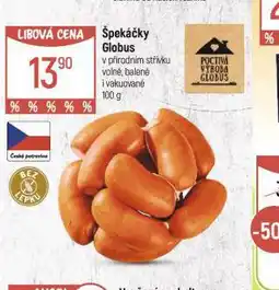 Globus Špekáčky nabídka