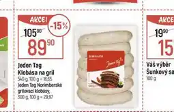 Globus Klobása na gril nabídka
