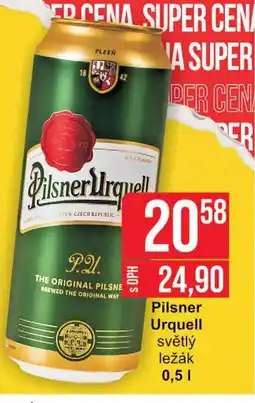Jip Pilsner Urquell světlý ležák 0.5 l. nabídka