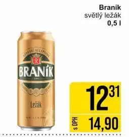 Jip Braník světlý ležák 0,5 l. nabídka