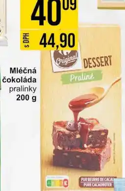 Jip Mléčná čokoláda pralinky 200 g nabídka