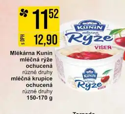 Jip Mlékárna Kunín mléčná rýže ochucená nabídka