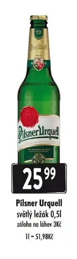 Qanto Pilsner Urquell nabídka
