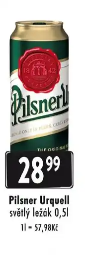 Qanto Pilsner Urquell nabídka