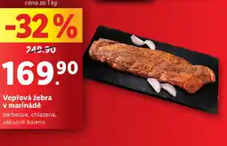 Lidl Vepřová žebra v marinádě nabídka