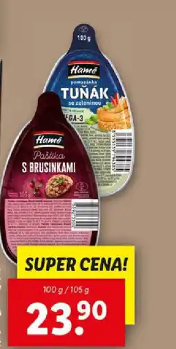 Lidl HAMÉ POMAZÁNKA/ PAŠTIKA nabídka