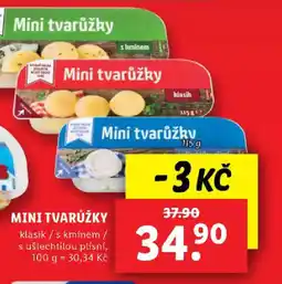 Lidl MINI TVARŮŽKY nabídka