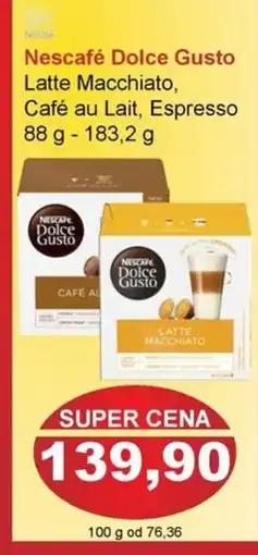 PLUS JIP Nescafé Dolce Gusto nabídka