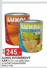 Baumax Luxol interiérový lak nabídka