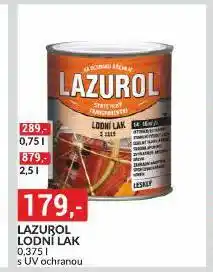 Baumax Lazurol lodní lak nabídka