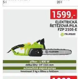 Baumax Elektrická řetězová pila nabídka