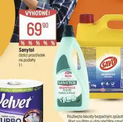 Sanytol čistící prostředek na podlahy