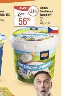Globus Smetanový jogurt bílý nabídka