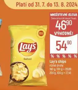 Globus Lay´s chips nabídka