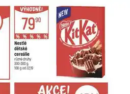 Globus Nestlé dětské cereálie nabídka