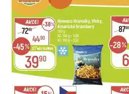 Globus Nowaco hranolky, vlnky, americké brambory nabídka