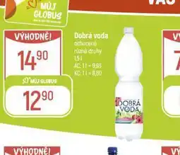 Globus Dobrá voda ochucená nabídka