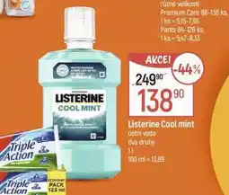 Globus Listerine ústní voda nabídka