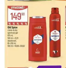 Globus Old spice sprchový gel nabídka