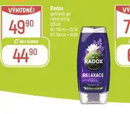 Globus Radox sprchový gel nabídka