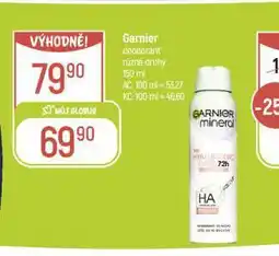 Globus Garnier deodorant nabídka