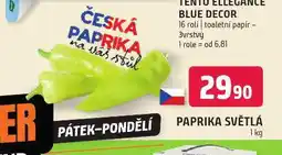Terno Paprika světlá nabídka