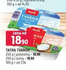 Terno Tatra tvaroh tučný nabídka