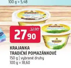 Terno Krajanka tradiční pomazánkové nabídka