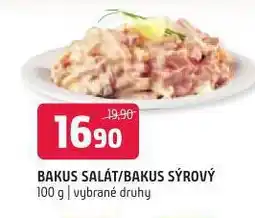 Terno Bakus salát nabídka
